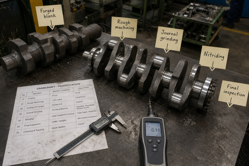 How crankshaft is manufactured