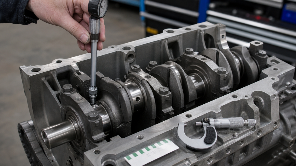 Crankshaft bearing clearance
