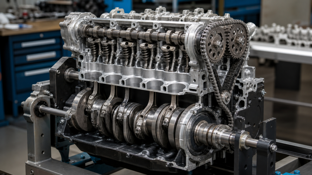 Crankshaft vs camshaft