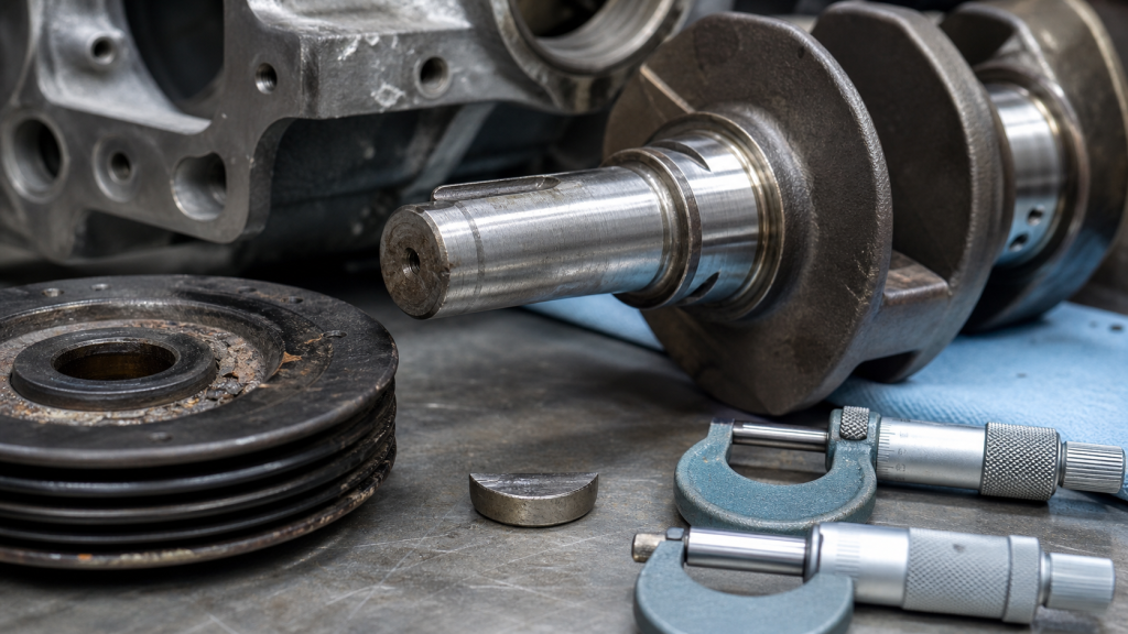 Crankshaft keyway