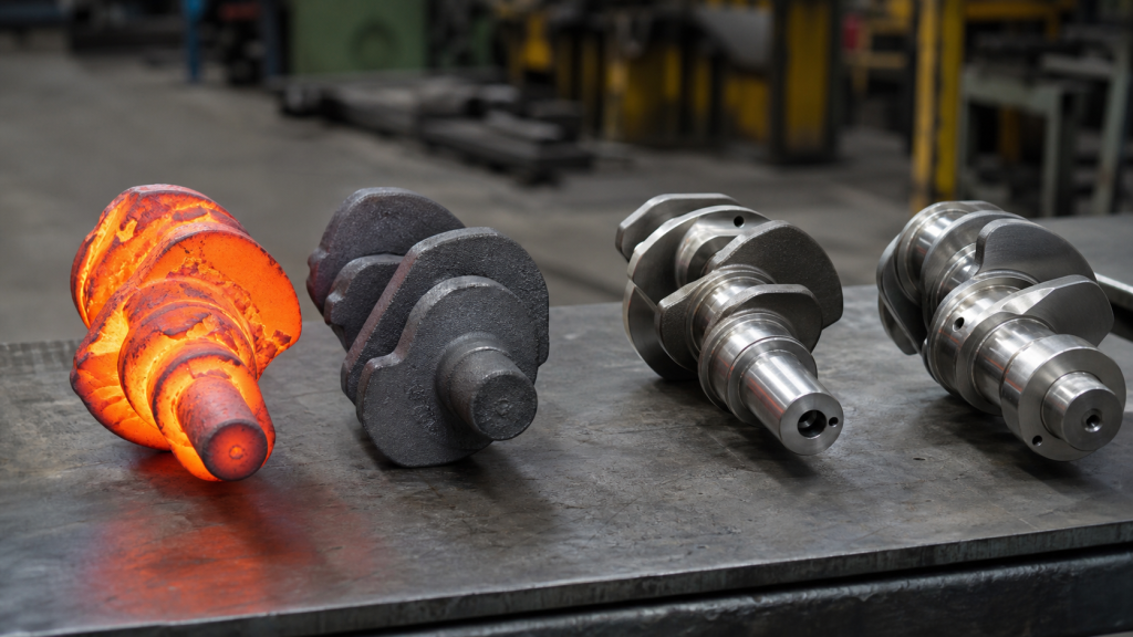 Forged vs cast crankshaft