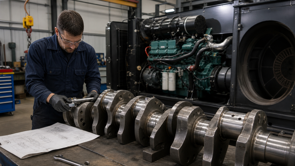 Generator crankshaft