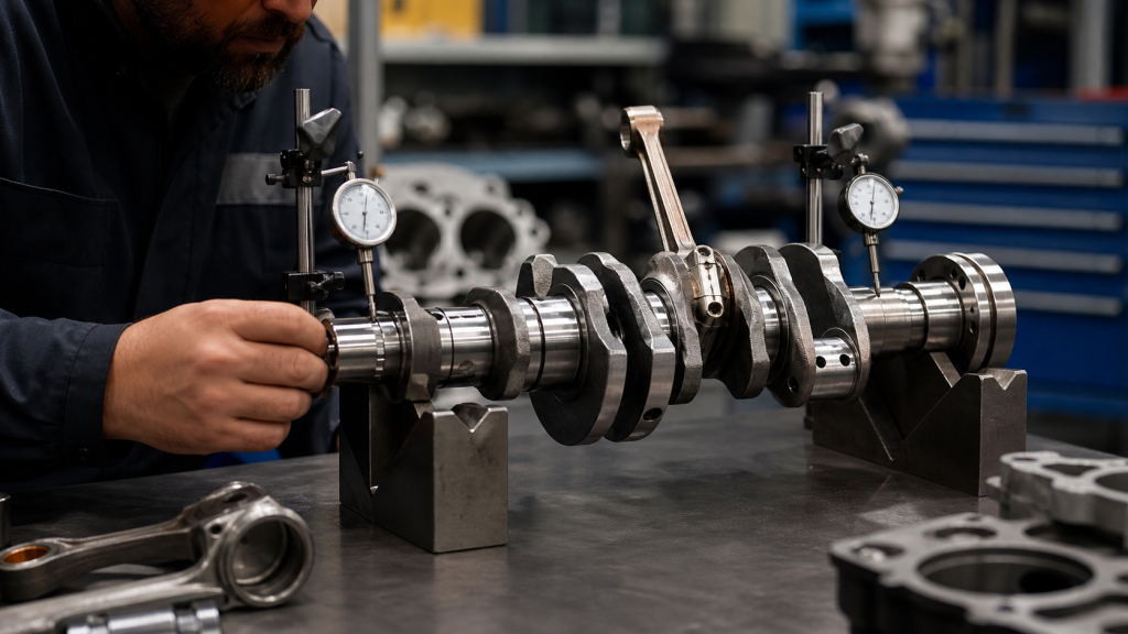 Motorcycle crankshaft