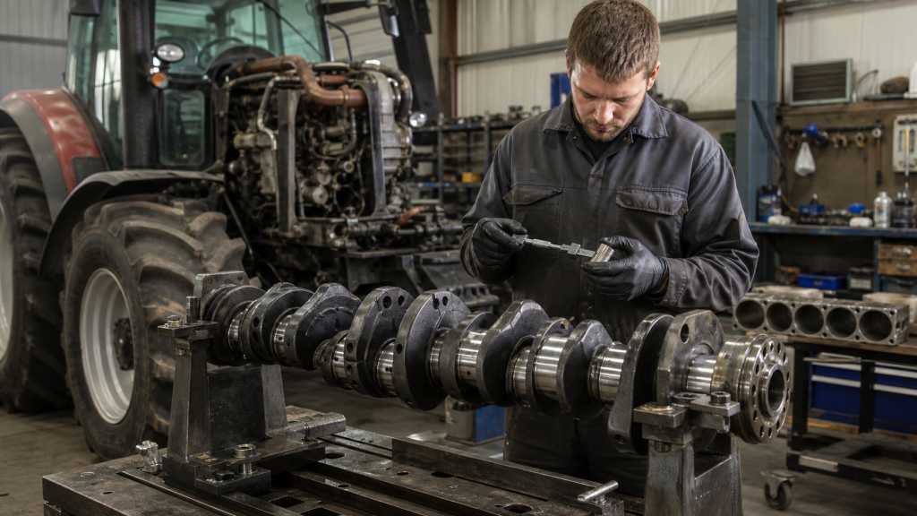 Tractor crankshaft