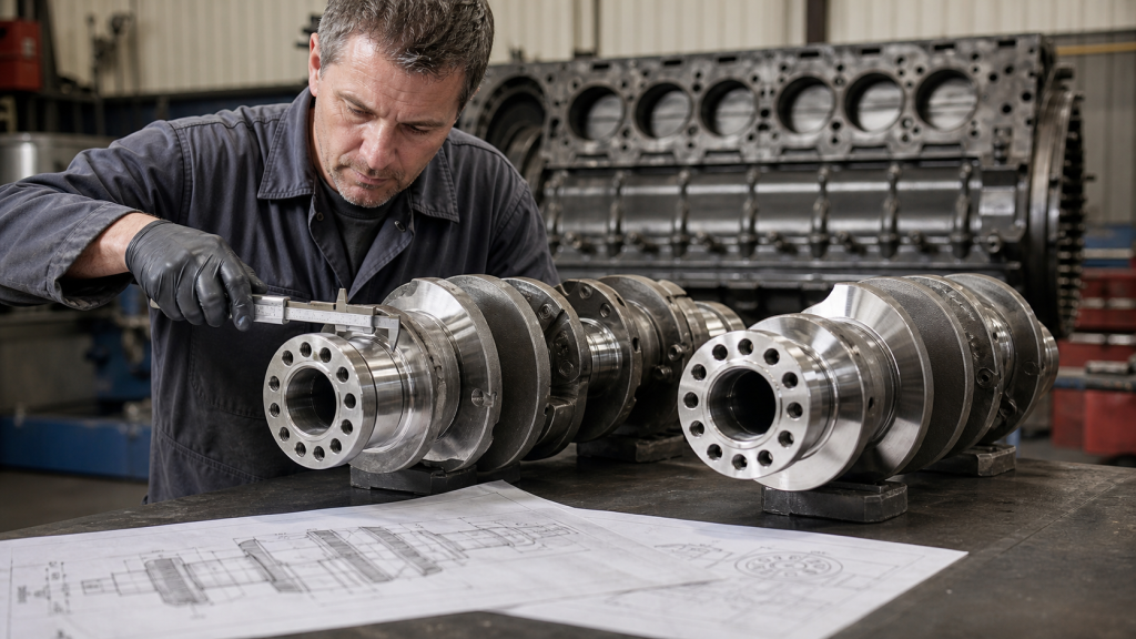 Truck crankshaft